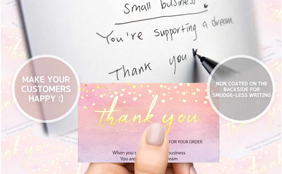 The impact of customer thank you cards on your small business!
