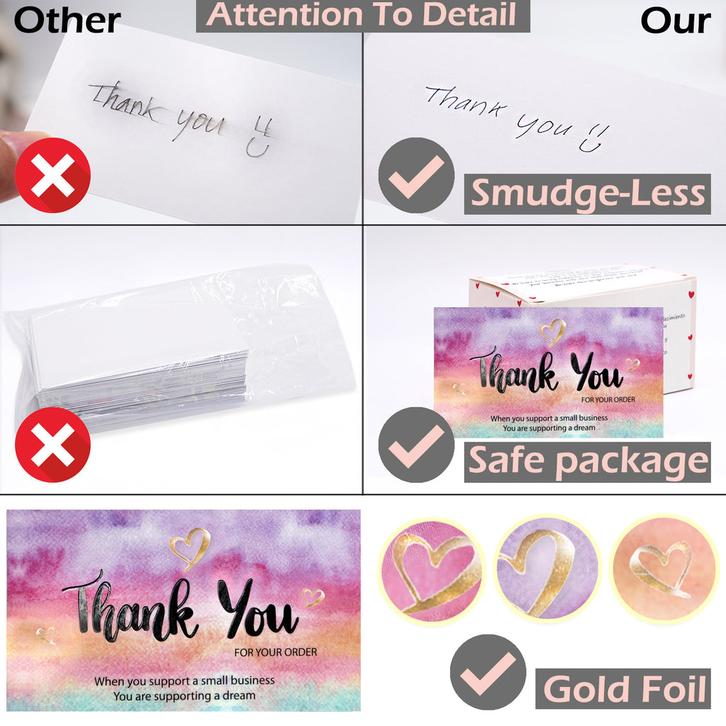 Watercolor Notecard Set with Foil Details - Unique Shopping for