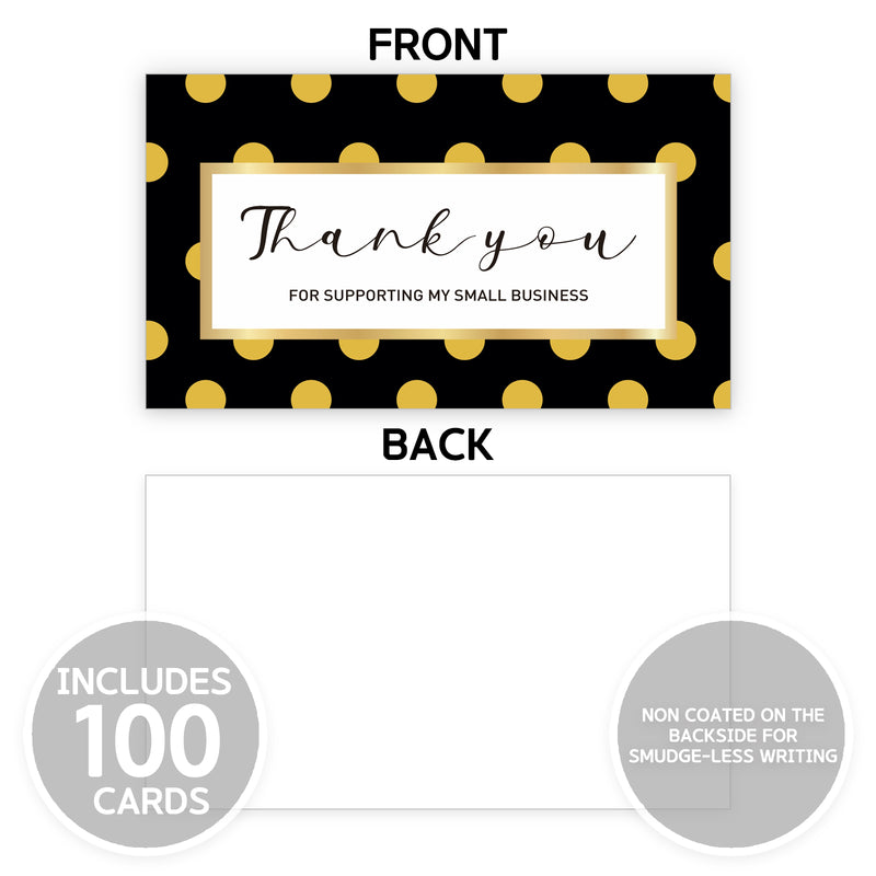 Modern 5th - Thank You for Supporting My Small Business Cards, Warmest